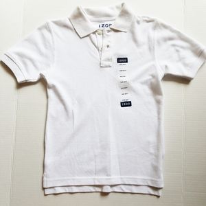Izod short sleeve polo size small 6/7